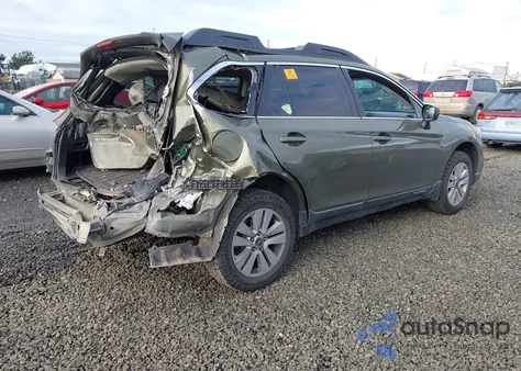 2015 Subaru Outback 2.5I Premium z USA, uszkodzony, nr VIN 4S4BSACC4F3258927